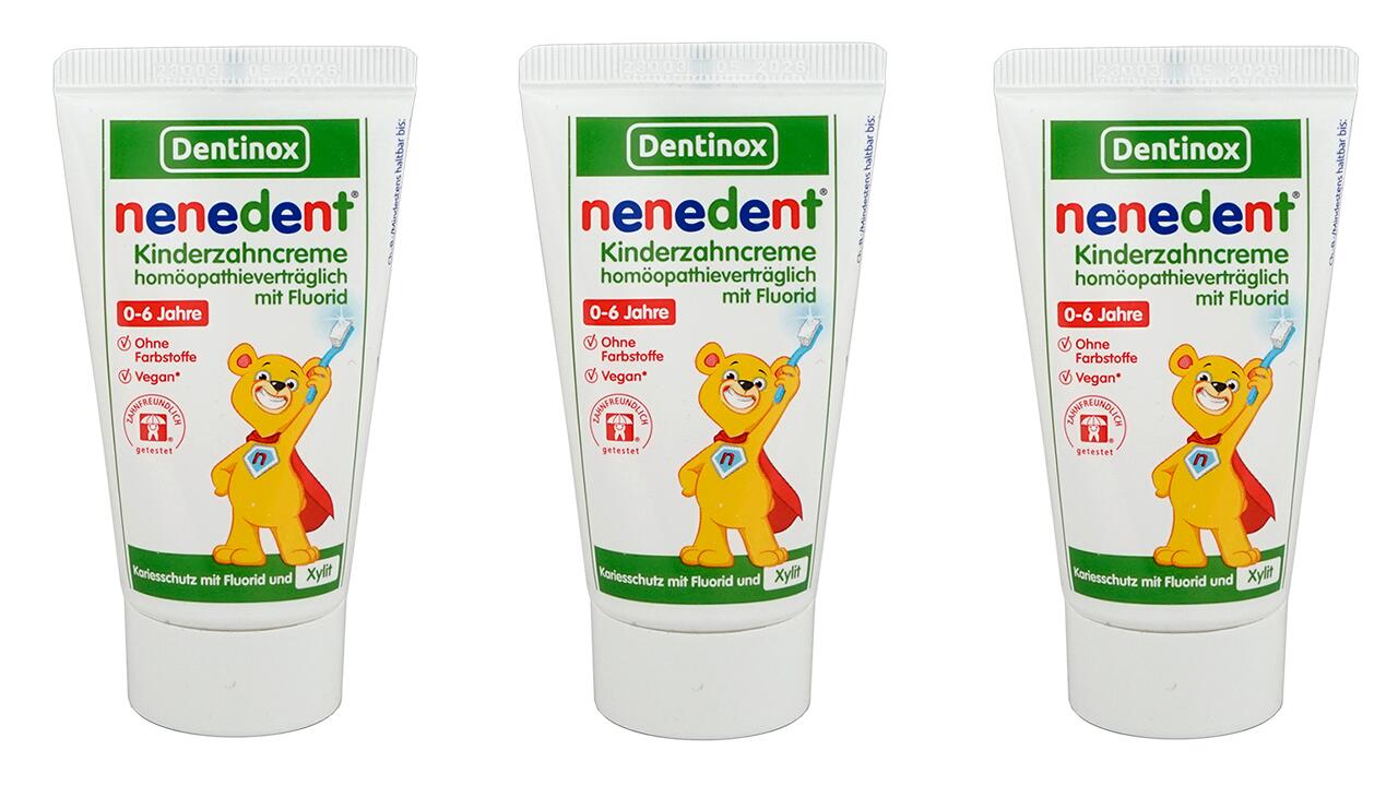 Nenedent-Kinderzahncreme nun ohne Titandioxid Nenedent-Kinderzahncreme nun ohne Titandioxid