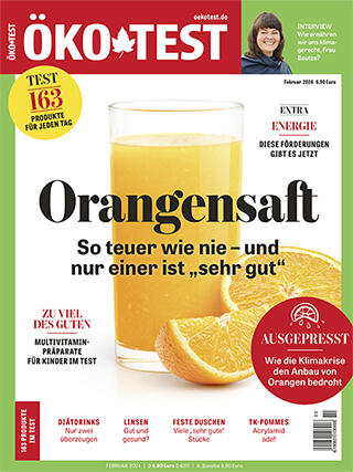 Magazin Februar 2024: Orangensaft Magazin Februar 2024: Orangensaft